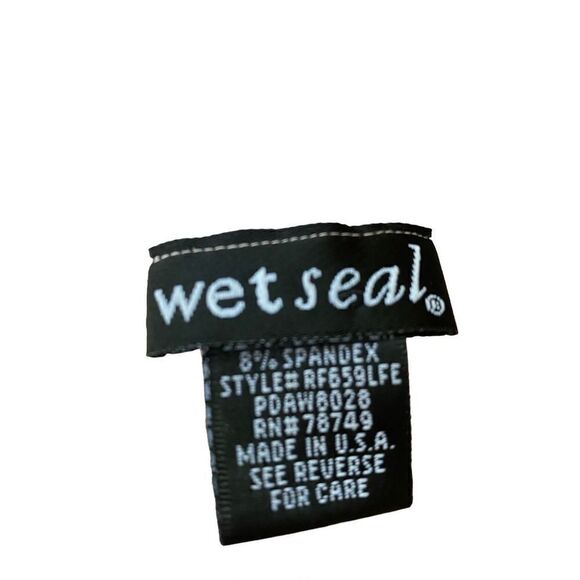 wet seal vintage women’s pink floral, halter top size large  - Picture 5 of 5